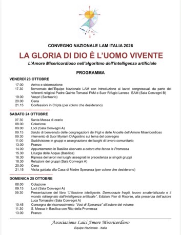 2026 Convegno ALAM programma